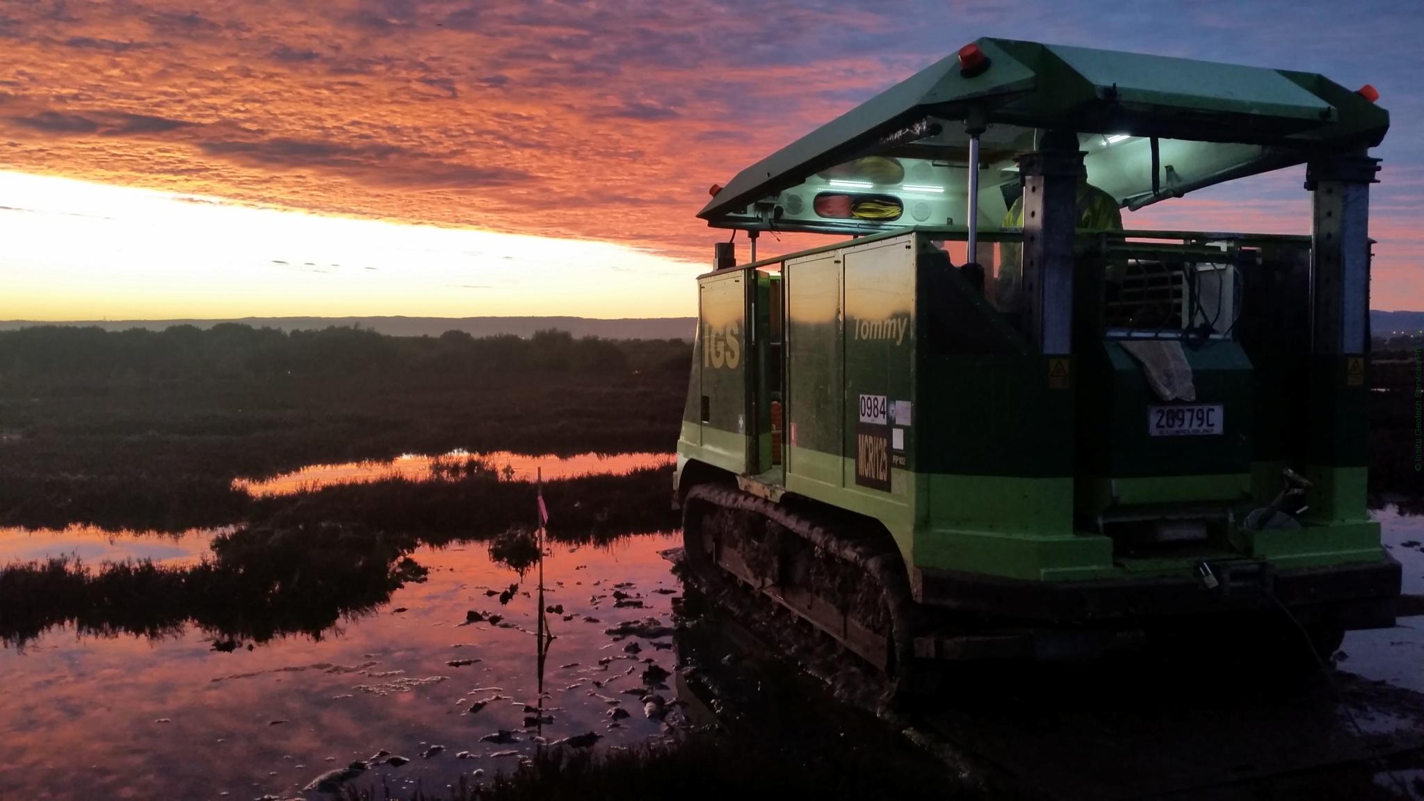 CPT Rig Tough Tommy on a tailings Dam